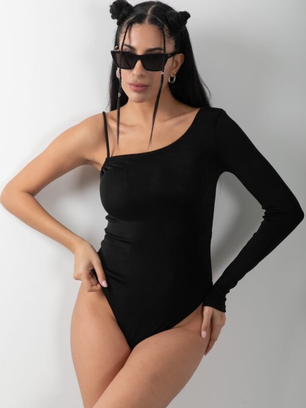 Tek Kol Esnek Bodysuit