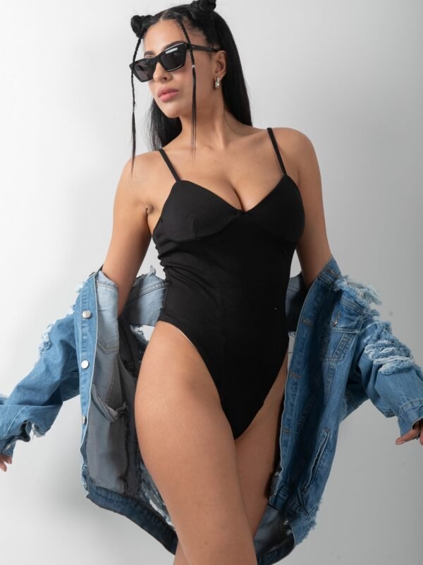 Askılı Çıtçıtlı Bodysuit