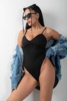 Askılı Çıtçıtlı Bodysuit