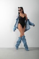 Askılı Çıtçıtlı Bodysuit