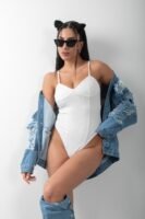 Askılı Çıtçıtlı Bodysuit