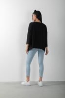 Influencer Baskılı Oversize Tişört