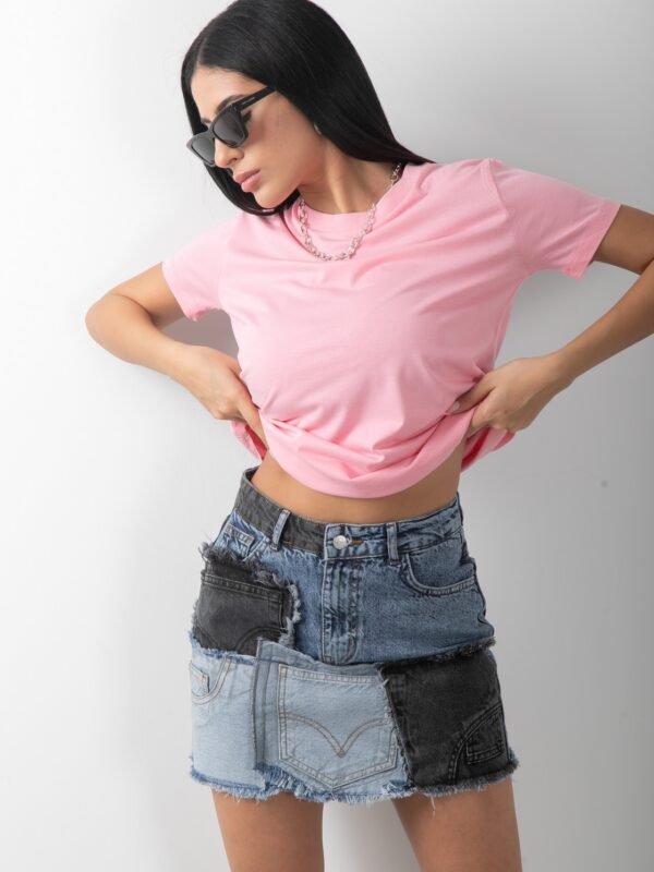 Düz Basic Bisiklet Yaka Penye Tişört