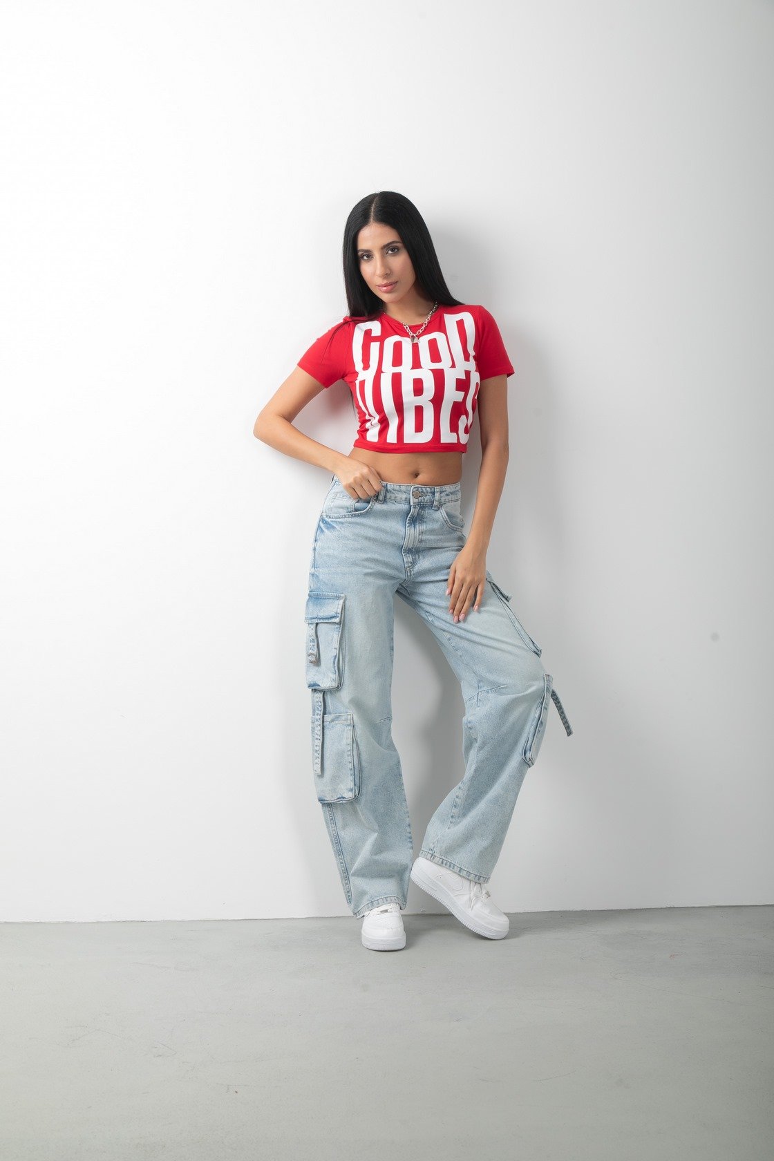 Tasarım Kargo Jean Denim Pantolon