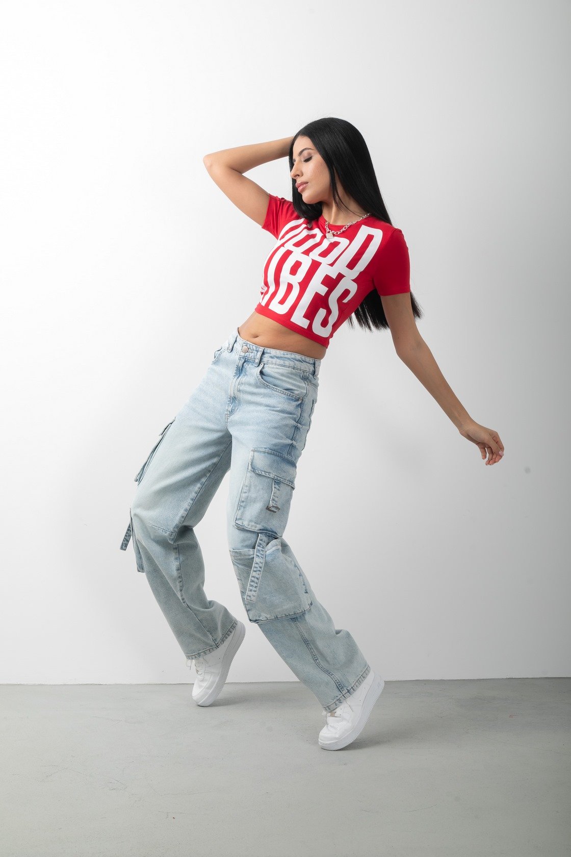 Tasarım Kargo Jean Denim Pantolon